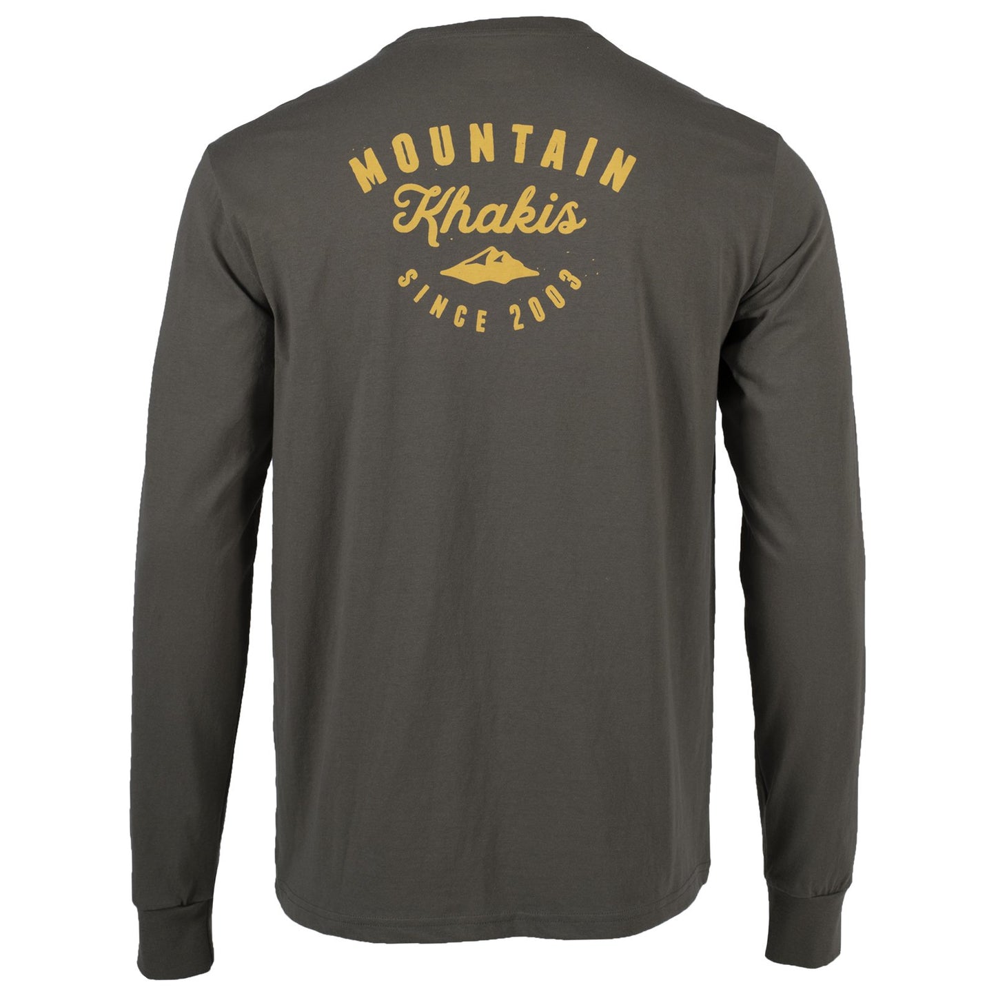 Men's Logo Script Long Sleeve - Mountain Khakis