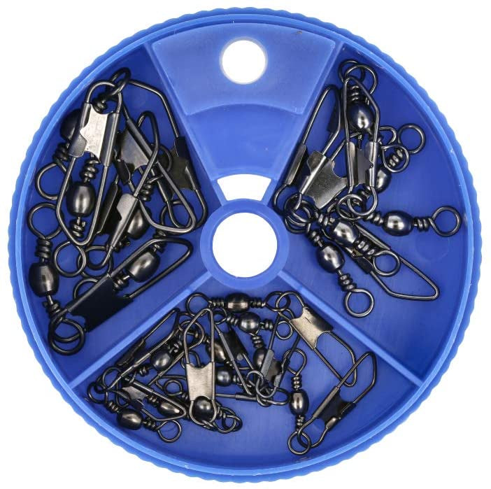 EagleClaw - Barrel Swivel w/ Safety Snap - Assorted