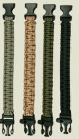 Survival Bracelet with Flint and Tinder