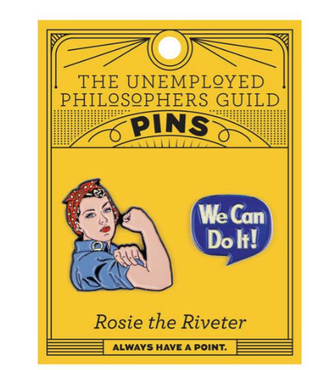 Rosie the Riveter Enamel Pin Set