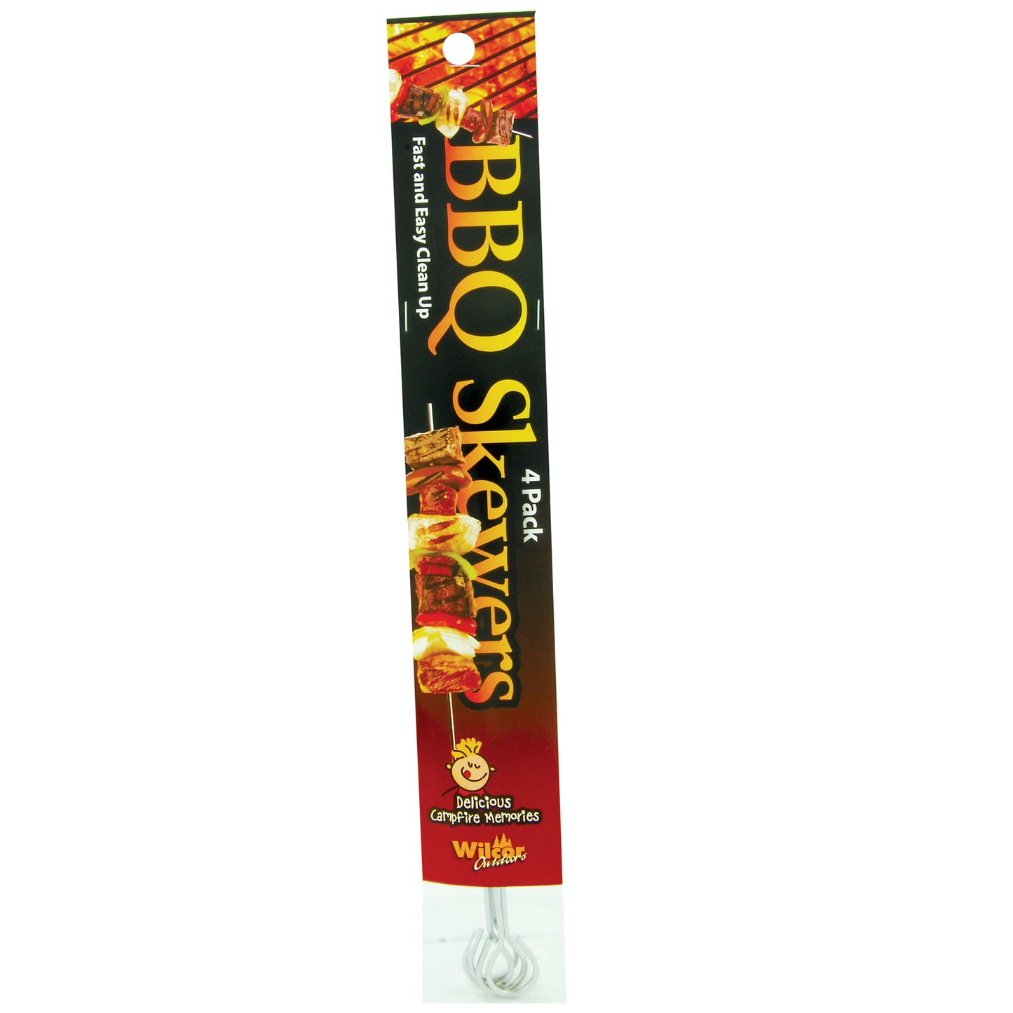 SKEWERS METAL 15" 4pk