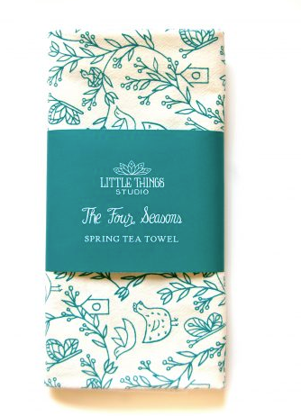 The Four Seasons Tea Towel - Spring