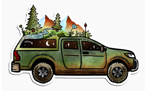 Sticker Art - Road Trip! Sticker