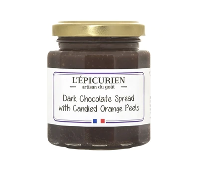 L'epicurien - Dark Chocolate Spread w/ Candied Orange Peels
