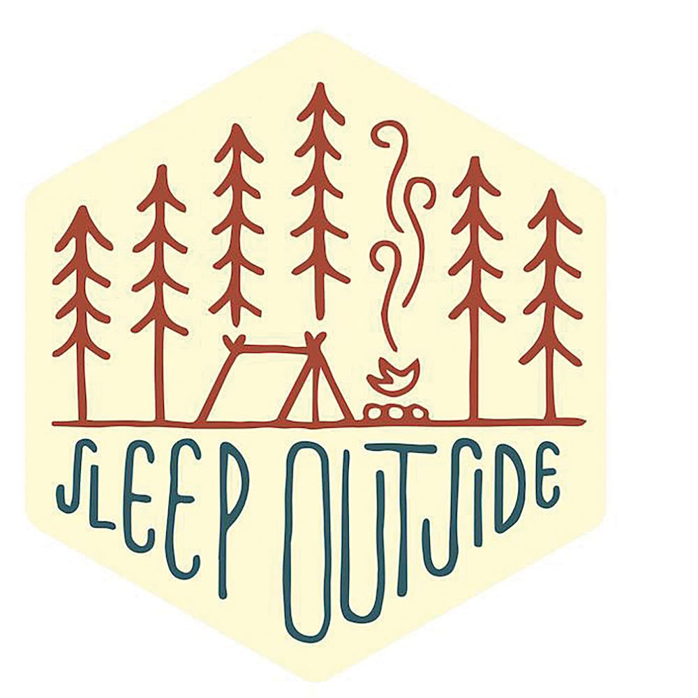 Sticker Art - Sleep Outside