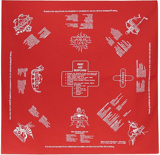 Nature Facts Bandana - First Aid