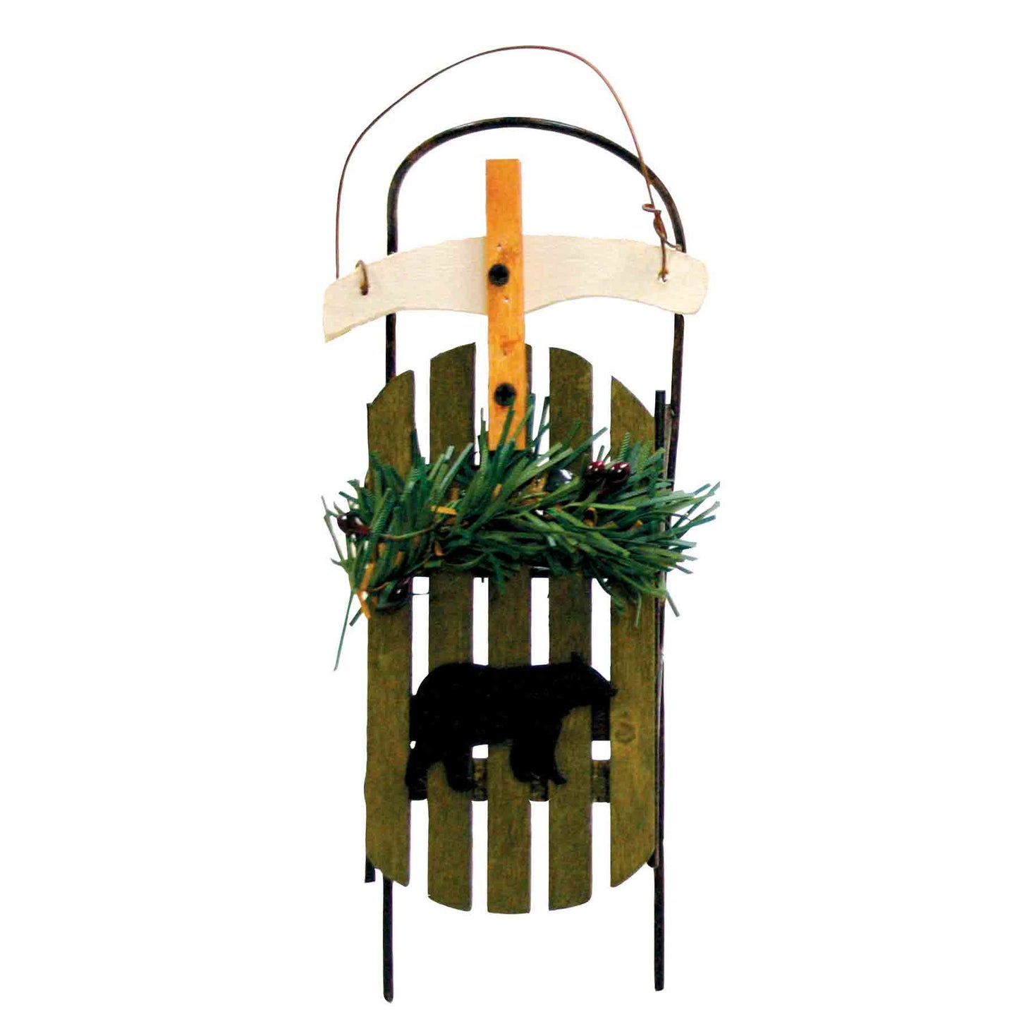 Wilcor - Bear with Sled Ornament