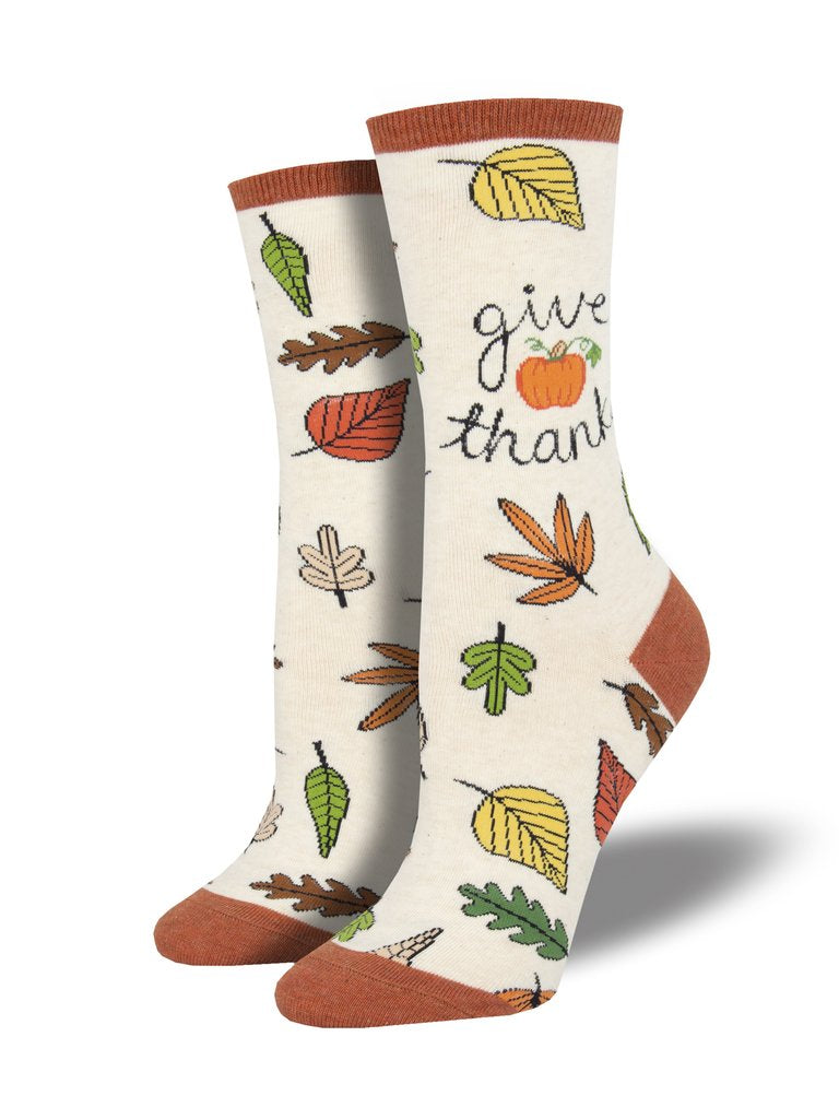 Socksmith - Give Thanks - Ivory Heather