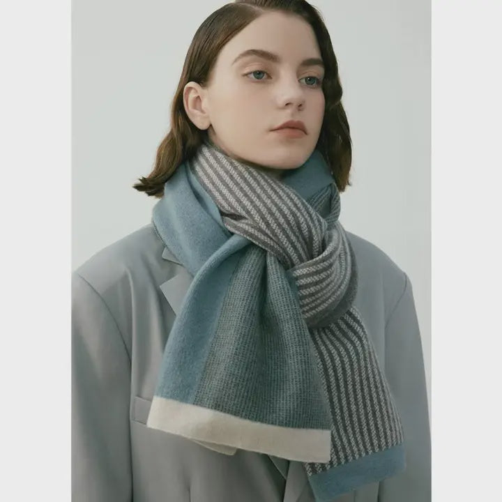 Dipped Shop - Stripe Knit Scarf