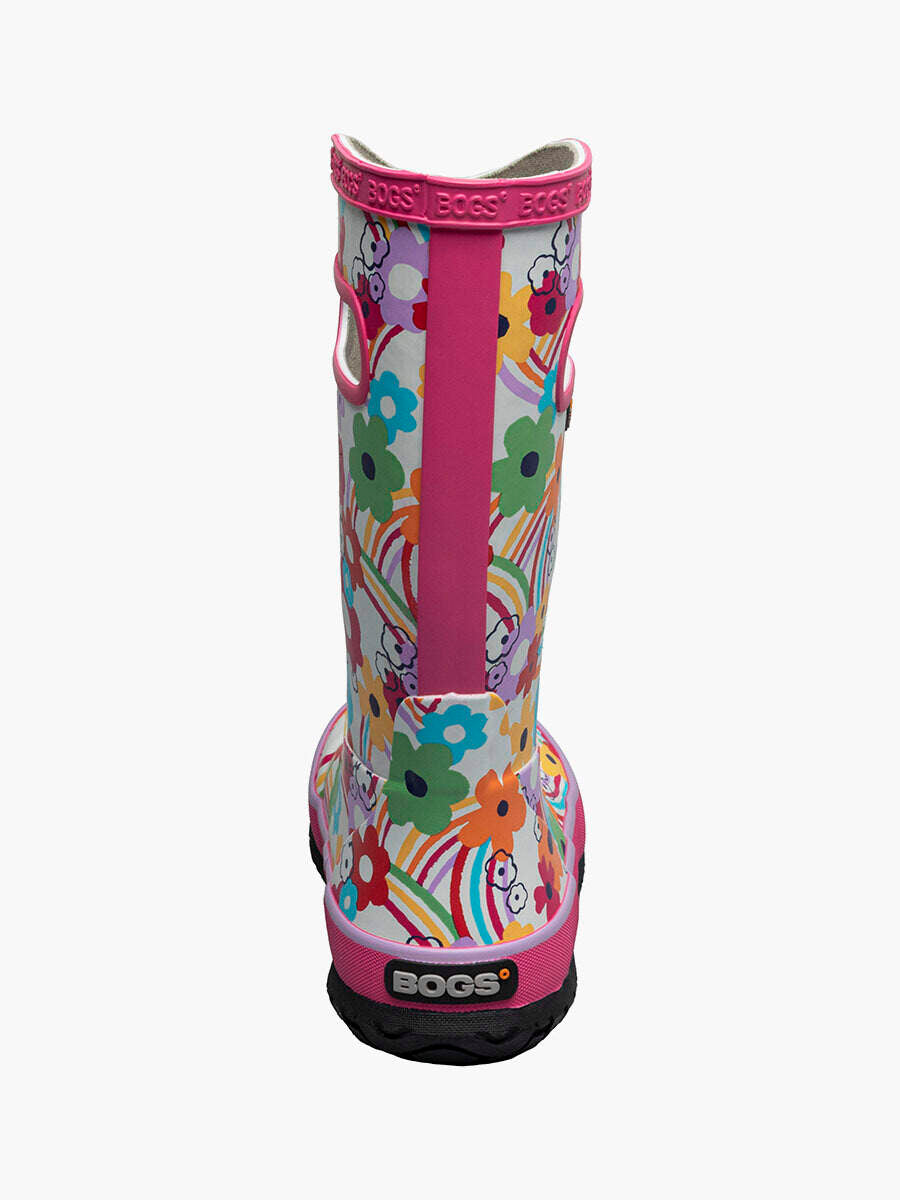 Bogs - Kid's Rainbow Flower Rainboot