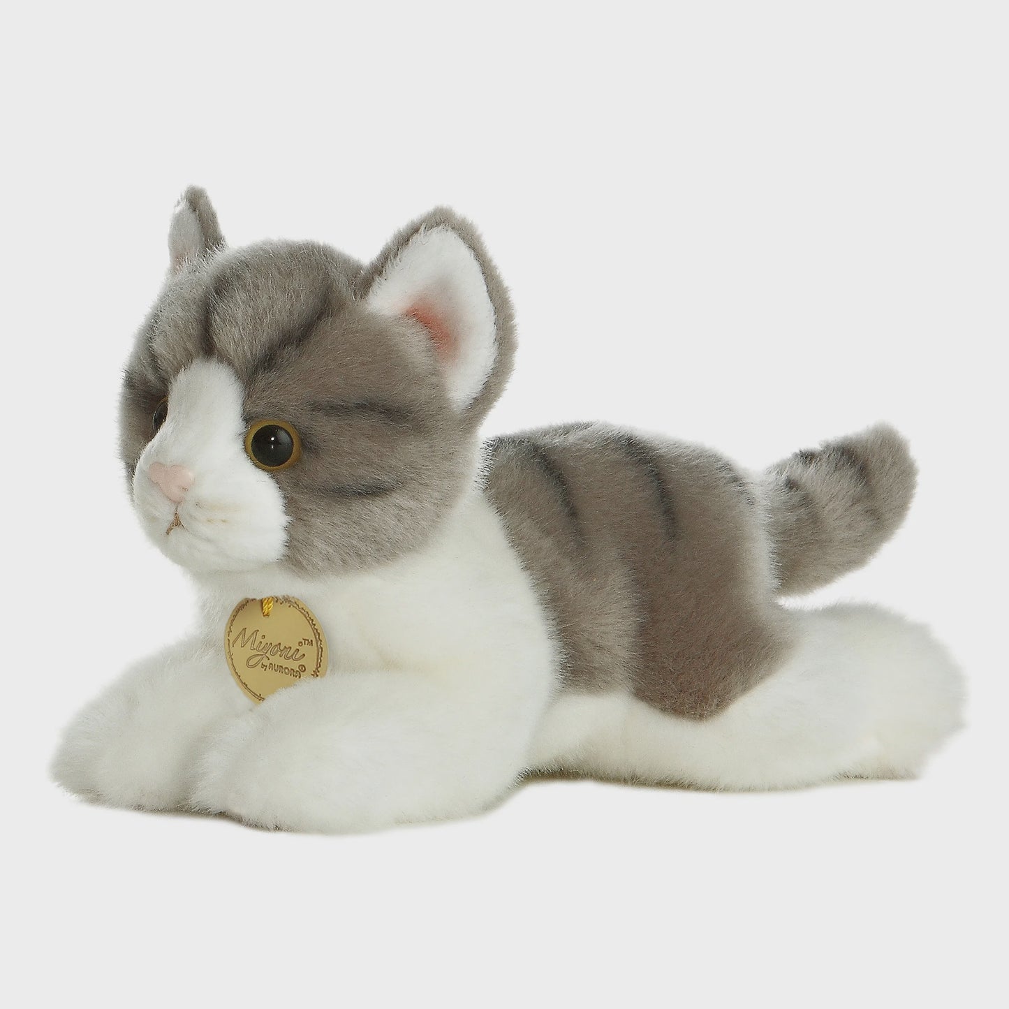 Aurora - Miyoni 8" Grey Tabby Cat