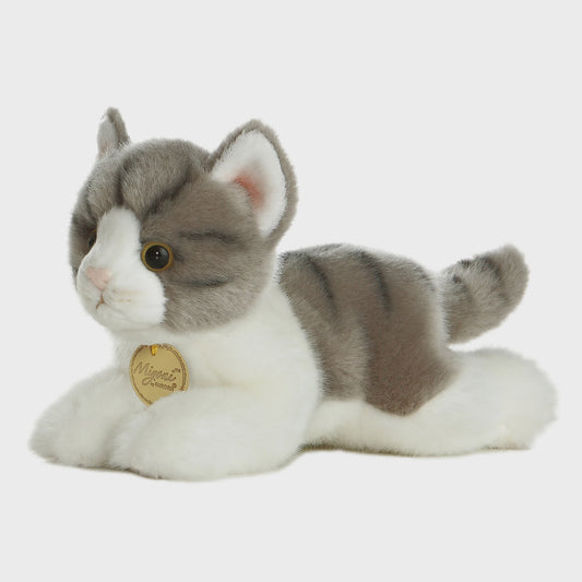 Aurora - Miyoni 8" Grey Tabby Cat