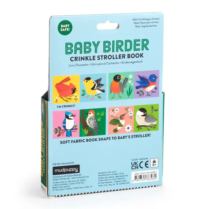 Chronicle Books - Baby Birder Fabric Stroller Book