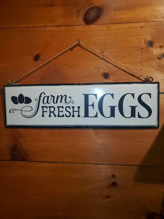 Farm Fresh Eggs Wall Sign