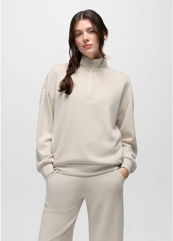 prAna - Women's Shea Soft Relaxed Half Zip Pullover