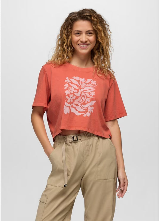 prAna - Women's Everyday Botanical Crop Tee