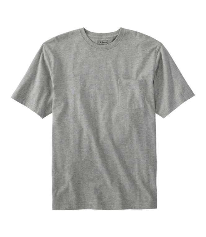 L.L. Bean - Men's Carefree Unshrinkable Pocket Tee