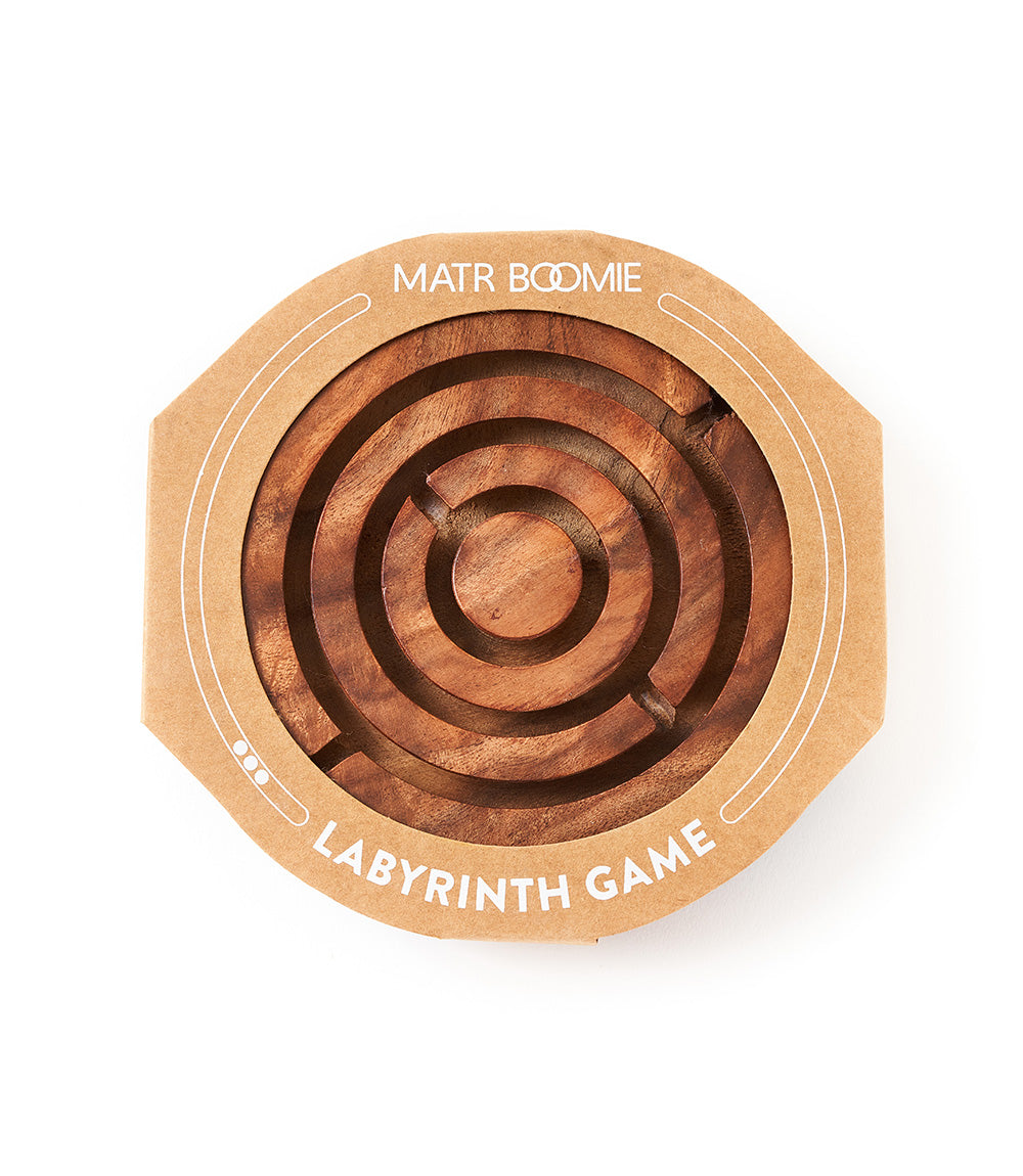 Matr Boomie - Handmade Wooden Classic Labyrinth Game
