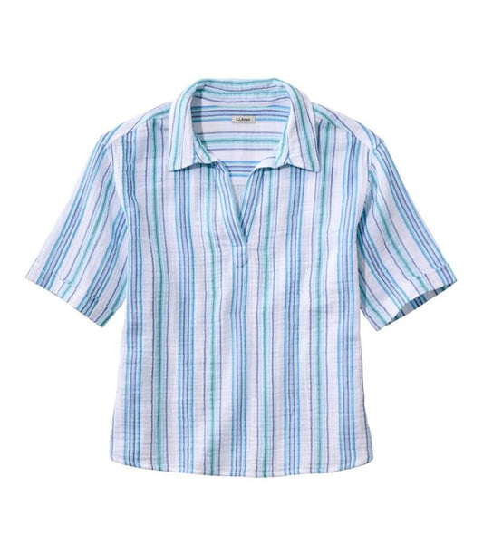 L.L. Bean - Women's Cloud Gauze Polo Shirt