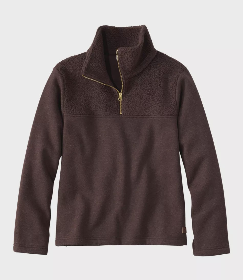 L.L. Bean - Women's Soft Dongal 1/4 Zip Sweatshirt
