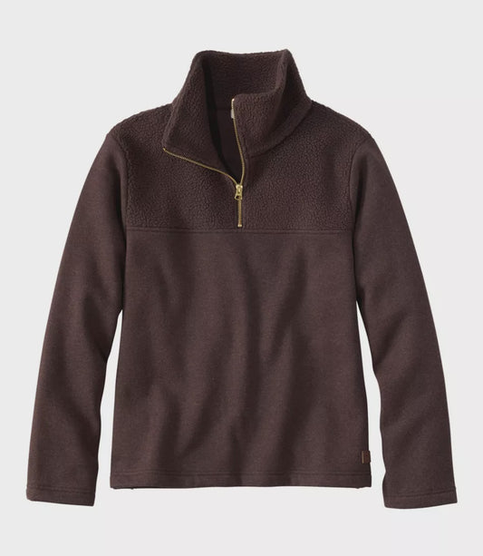 L.L. Bean - Women's Soft Dongal 1/4 Zip Sweatshirt