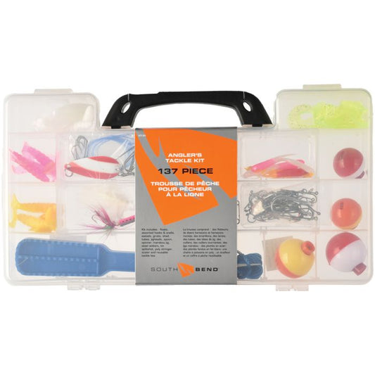 South bend - 137 Piece Anglers Tackle Kit