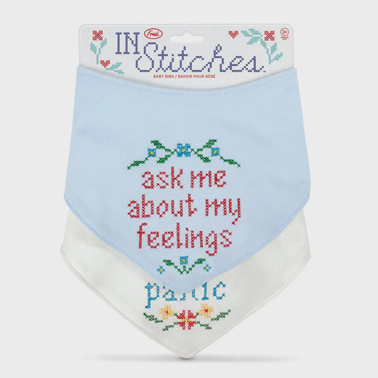 Fred - In Stitches Teething Bibs Set of 2