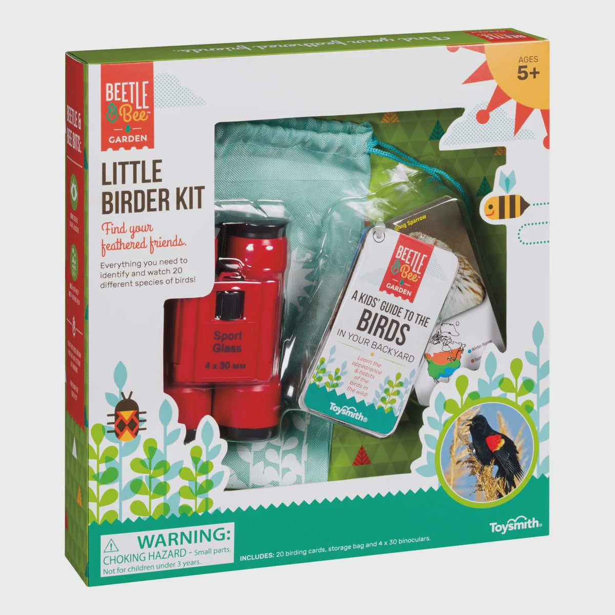 Toysmith - Little Birder Set - Bird Watching For Kids