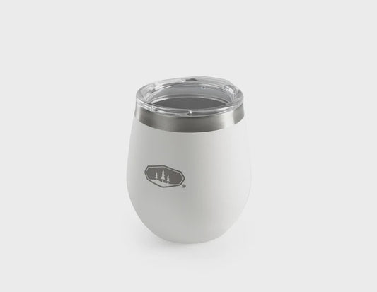 GSI - Glacier White  8oz Stainless Glass