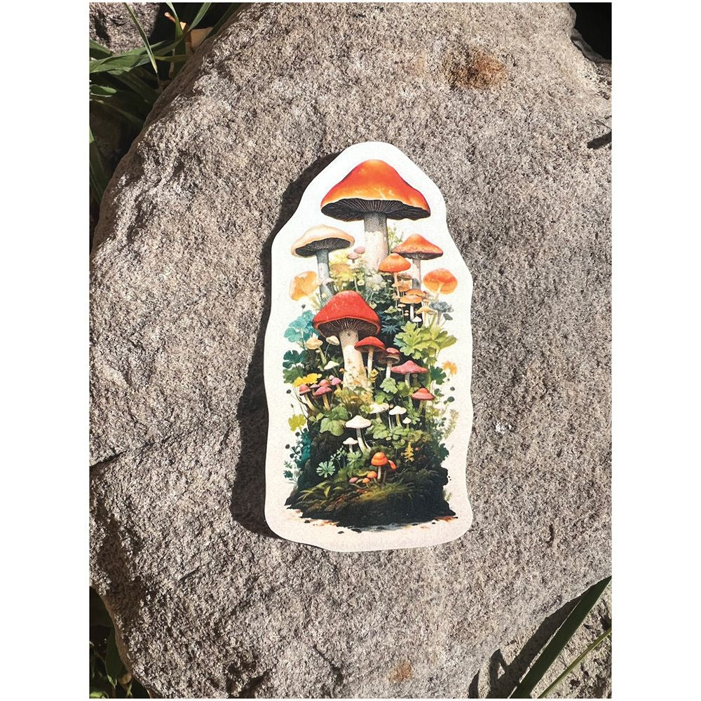 Sticker Art - World of Mushrooms