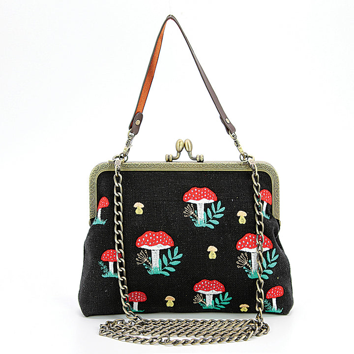 Comeco Inc - Mushrooms Kisslock Frame Bag