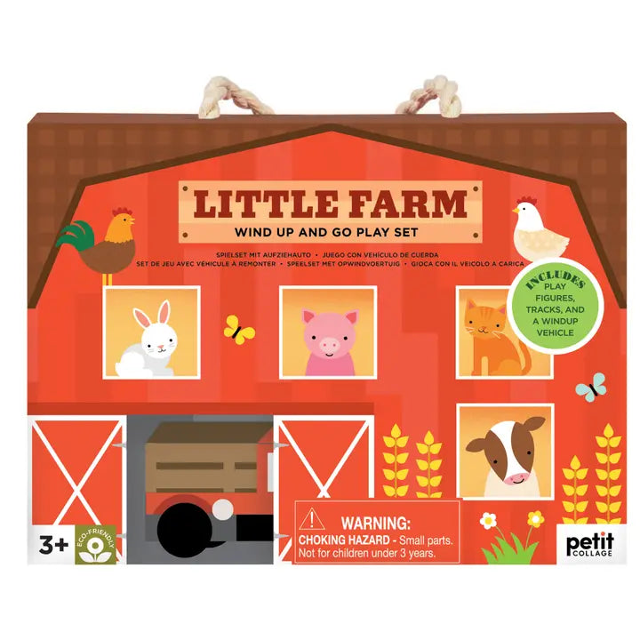 Chronicle Books - Little Farm Wind Up + Go Playset