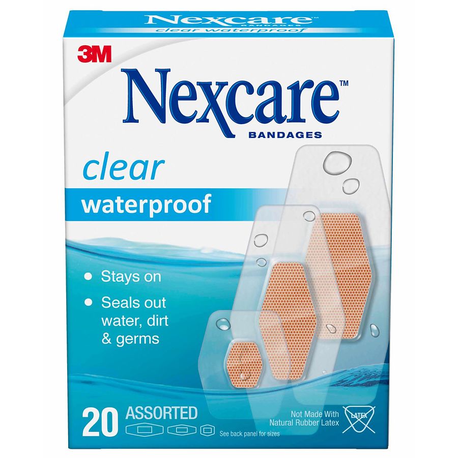 3M Necare Clear Waterproof Bandages