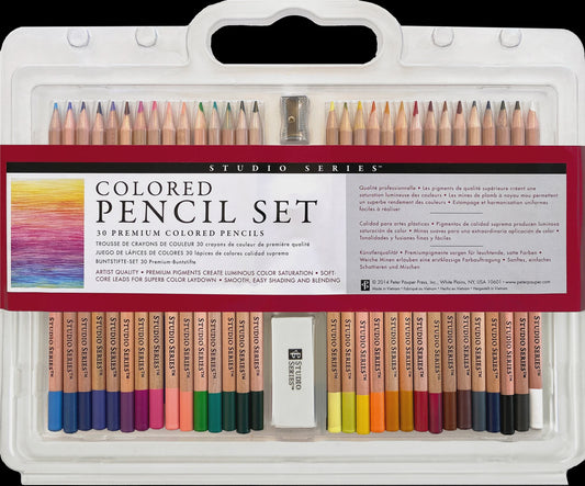 Peter Pauper Press - Studio Series Colored Pencils (set of 30)