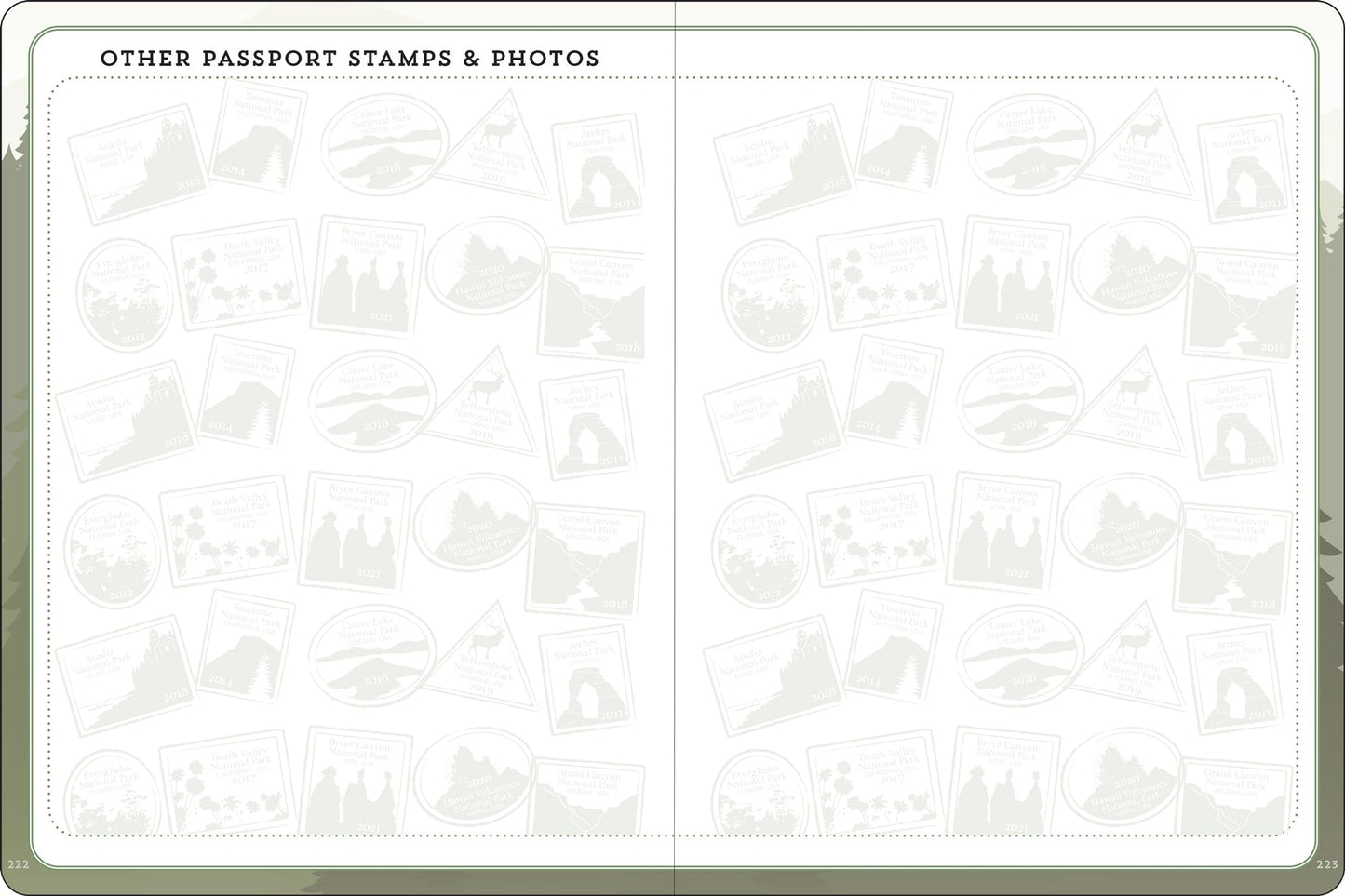 Peter Pauper Press - USA National Parks Journal And Passport Stamp Book