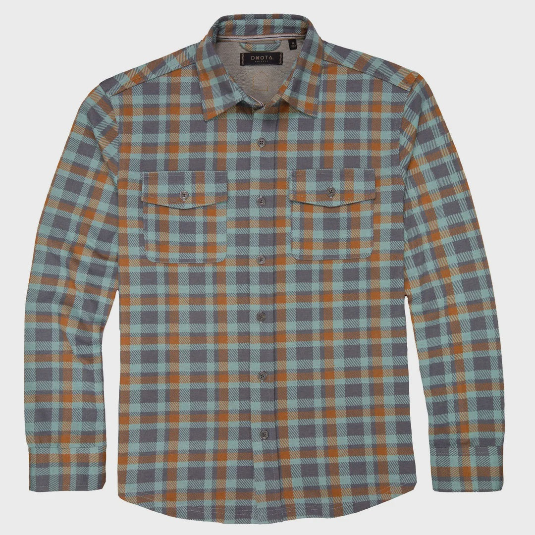 Dkota Grizzly - Men's Knox Plaid Knit Shirt