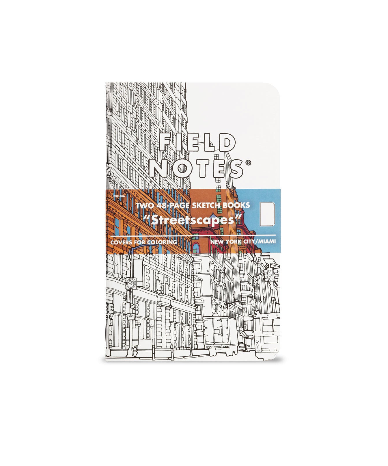 Field Notes - Streetscapes Sketch Book, New York/Miami, 2-Pack