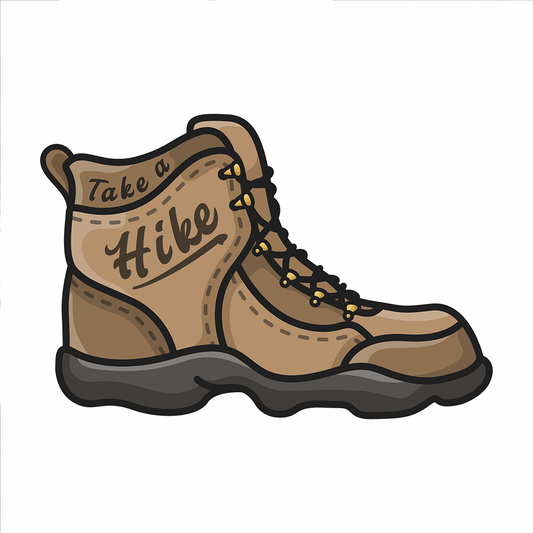 Done By Alex - Take a Hike Sticker