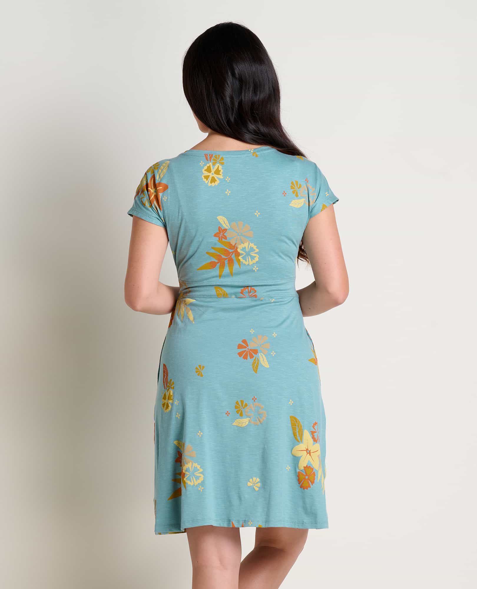 Toad & Co - Women's Cue Wrap Short Sleeve Dress BigBearGearNJ Toad & Co - Women's Cue Wrap Short Sleeve Dress BigBearGearNJ