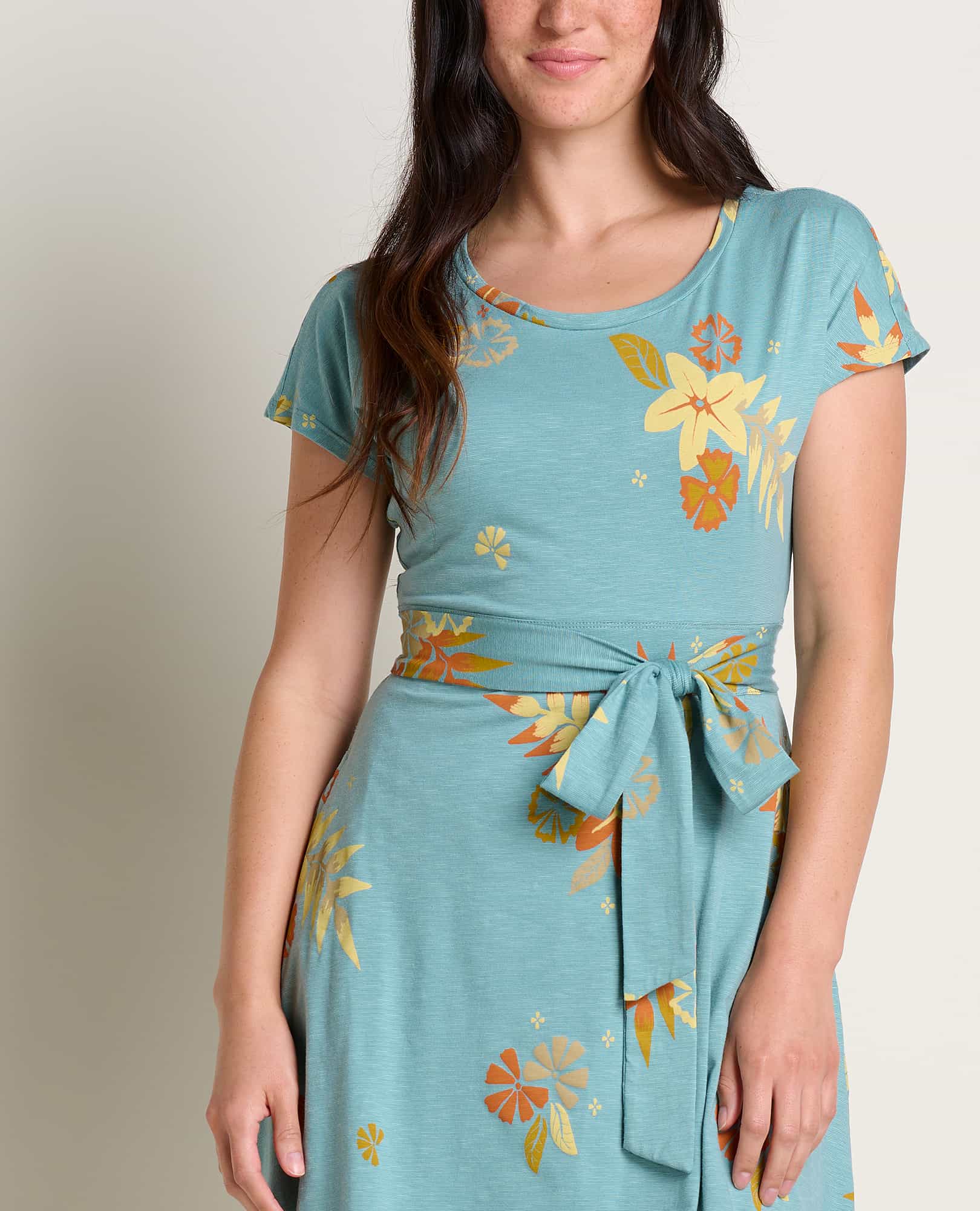Toad & Co - Women's Cue Wrap Short Sleeve Dress BigBearGearNJ Toad & Co - Women's Cue Wrap Short Sleeve Dress BigBearGearNJ