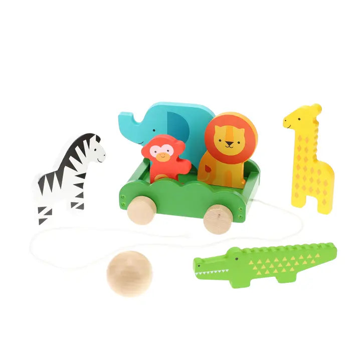 Chronicle Books - Wooden Bowling Safari Animals