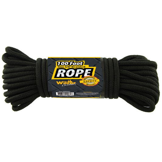 Wilcor - 100 Foot Braided 3/8" Rope