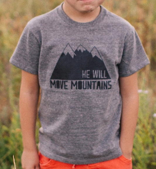 Made of Mountains - Kids' He Will Move Mountains Tee