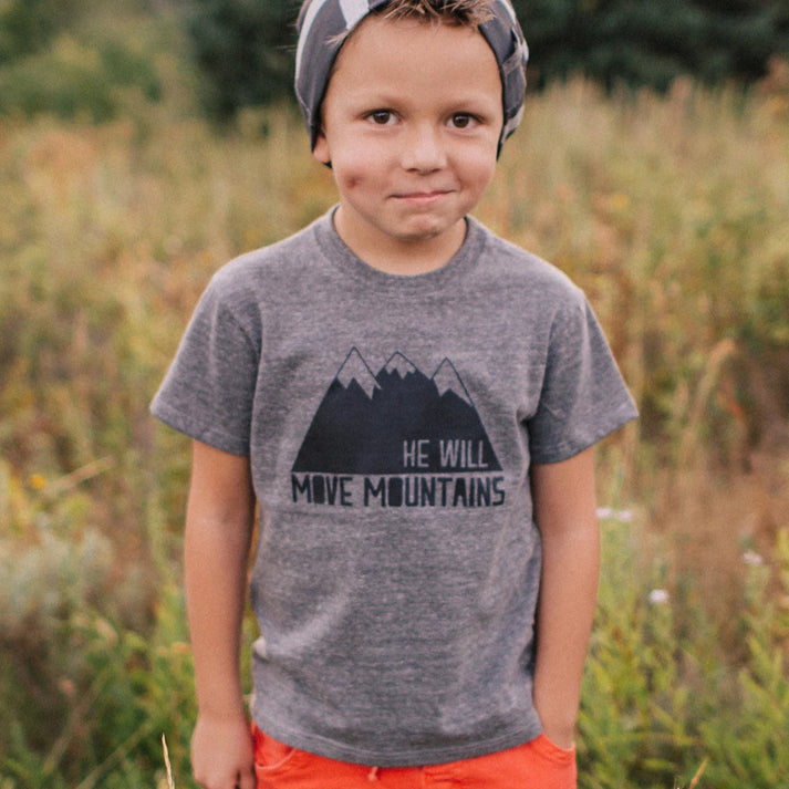 Made of Mountains - Kids' He Will Move Mountains Tee