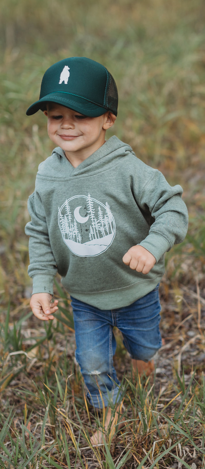 Made of Mountains - Kids' Crescent Moon Hoodie