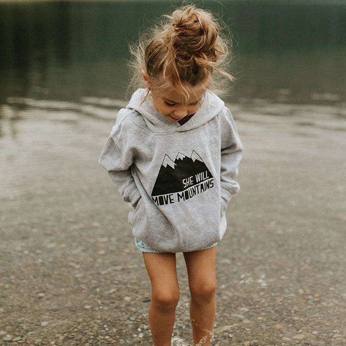 Made of Mountains - Kids' She Will Move Mountains Hoodie