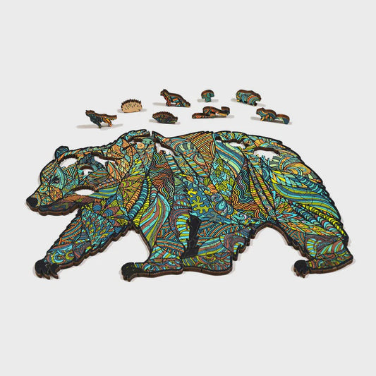 GSI - Grizzly Bear Wood Puzzle