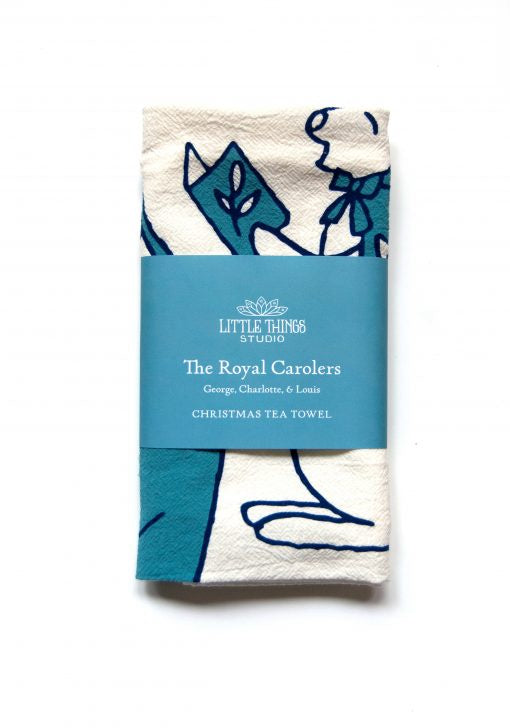 The Royal Carolers Christmas Tea Towel