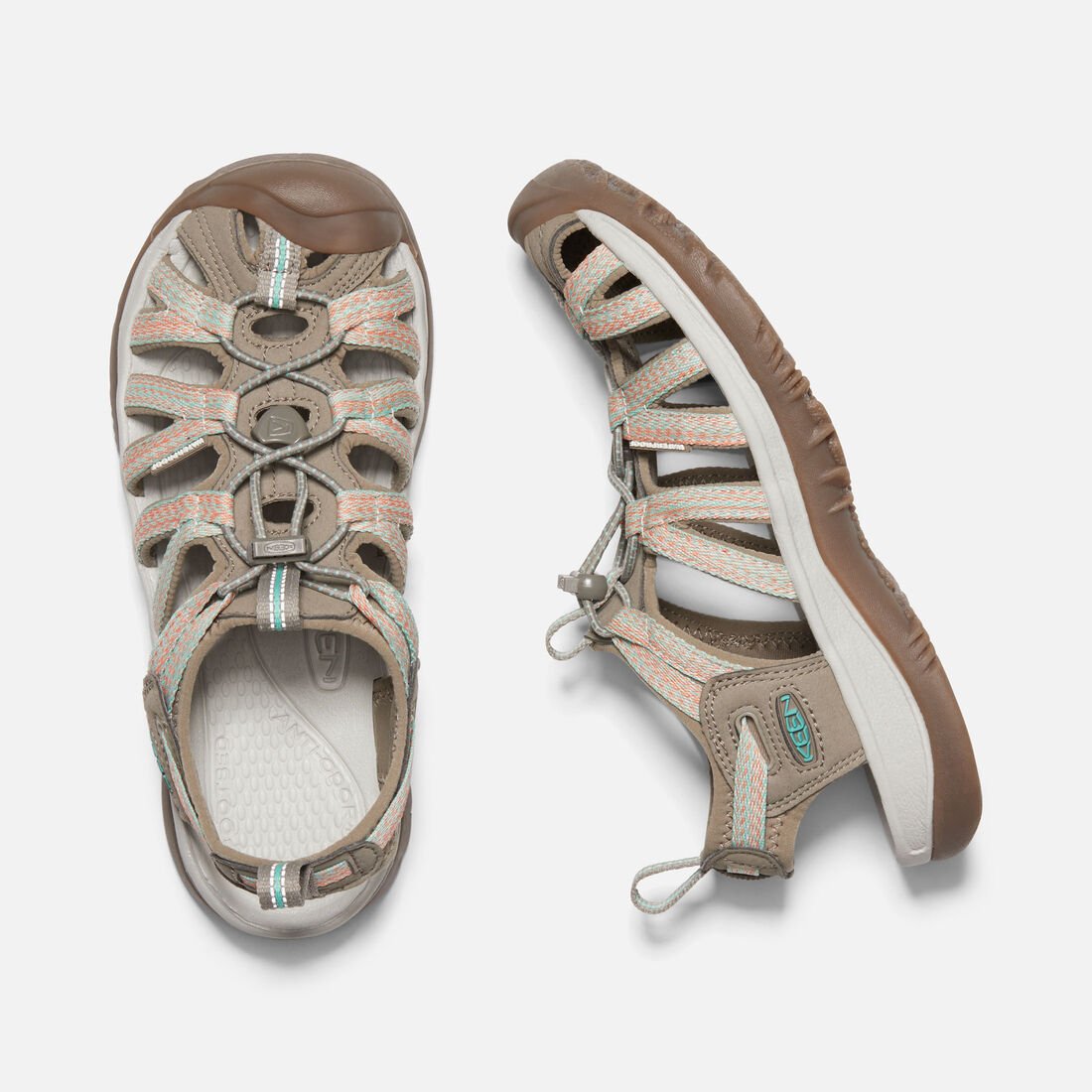 Keen Women's Whisper Sandals - Grey/Blue | SportChek