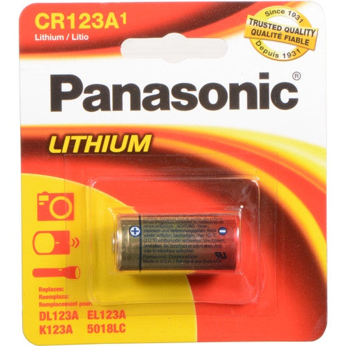 Panasonic - Lithium CR123A Battery (1 pack)